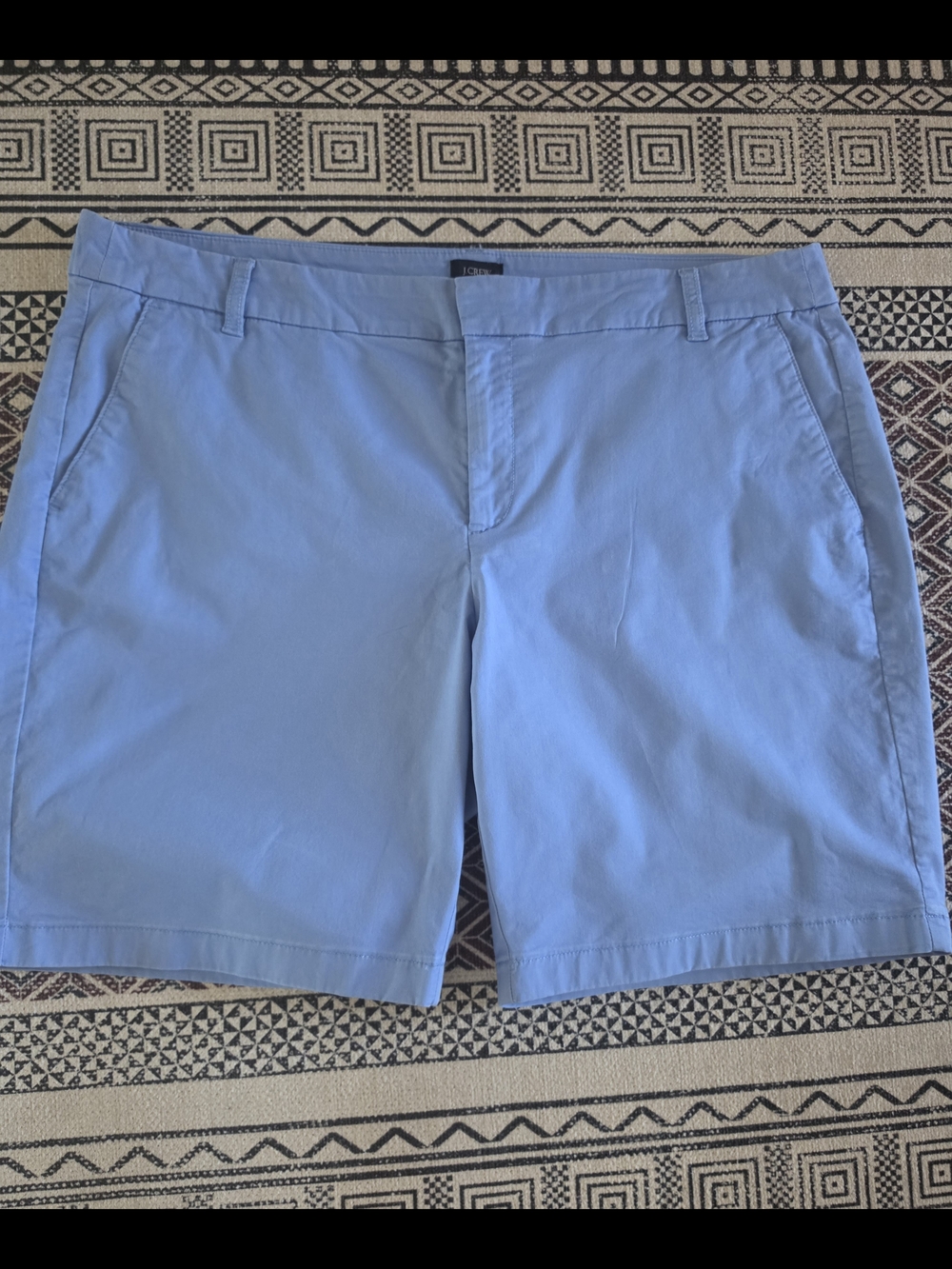 J. Crew Sky Blue 9" Chino Shorts